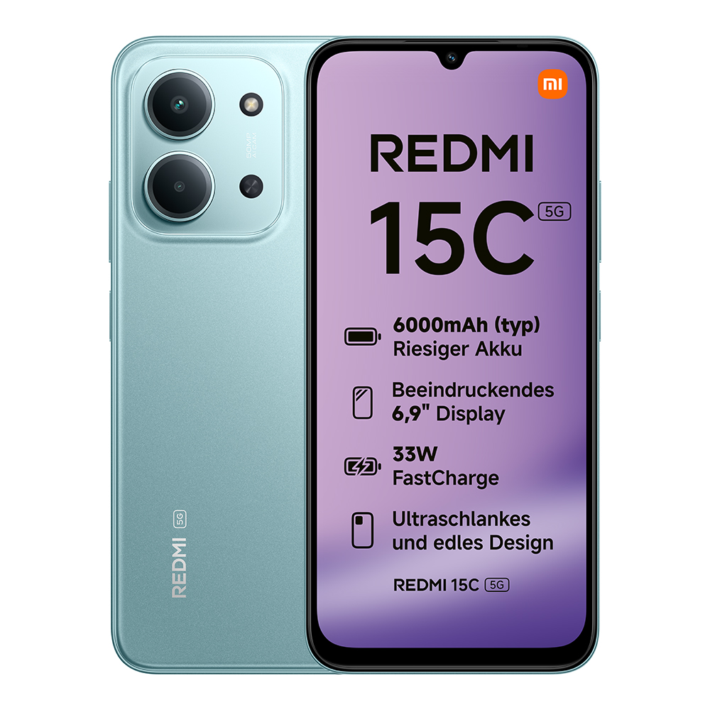 Redmi 15C 5G 4GB/128GB | Minzgrün